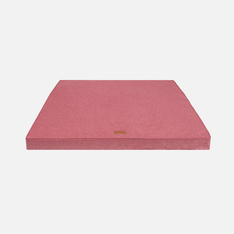 Matelas orthopédique pour chien, coloris rose