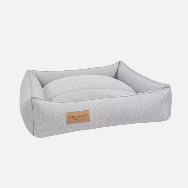 Panier élégant pour chien, coloris gris