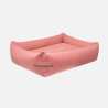 Panier moderne pour chien, coloris corail