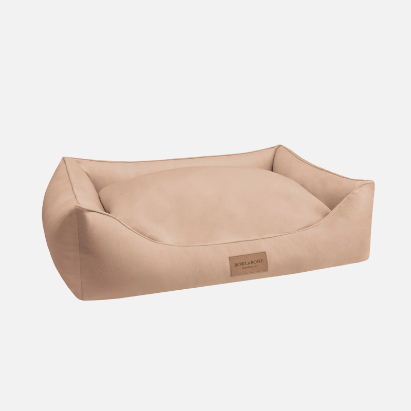 Panier design pour chien, coloris beige