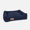 Panier élégant pour chien, coloris bleu marine