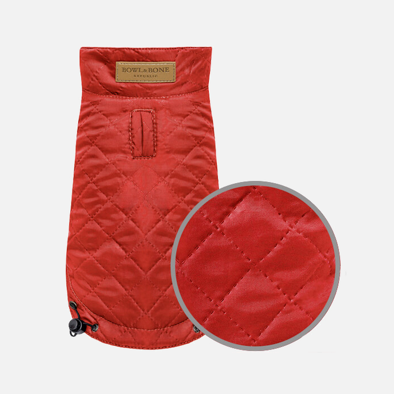 Veste élégante pour chien, coloris rouge